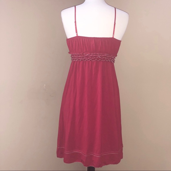 Dark Red Max Studio Mini Dress - Picture 2 of 4